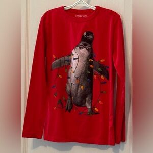 J. Crew Crewcuts kids long sleeve Christmas shirt size 8